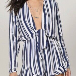 Shop tobi front tie romper